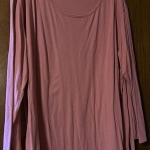 Terra & Sky Women's Pink Long Sleeve Top